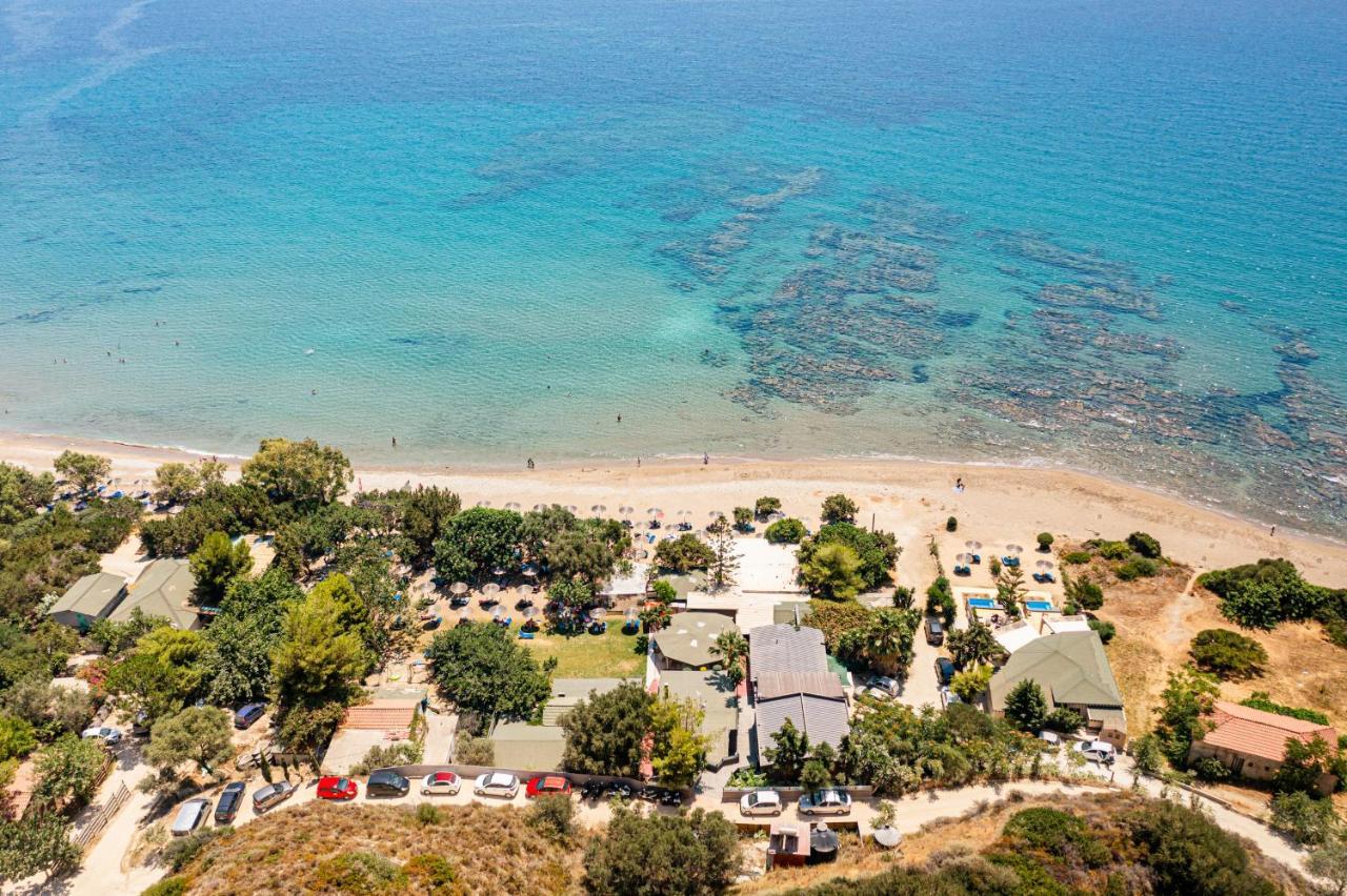 Beachfront Andriana Villa With Mini Pool And Spa Vasilikí Exterior foto